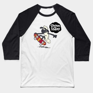 Classic Shaun Cartoon The Sheep TV Series Baseball T-Shirt